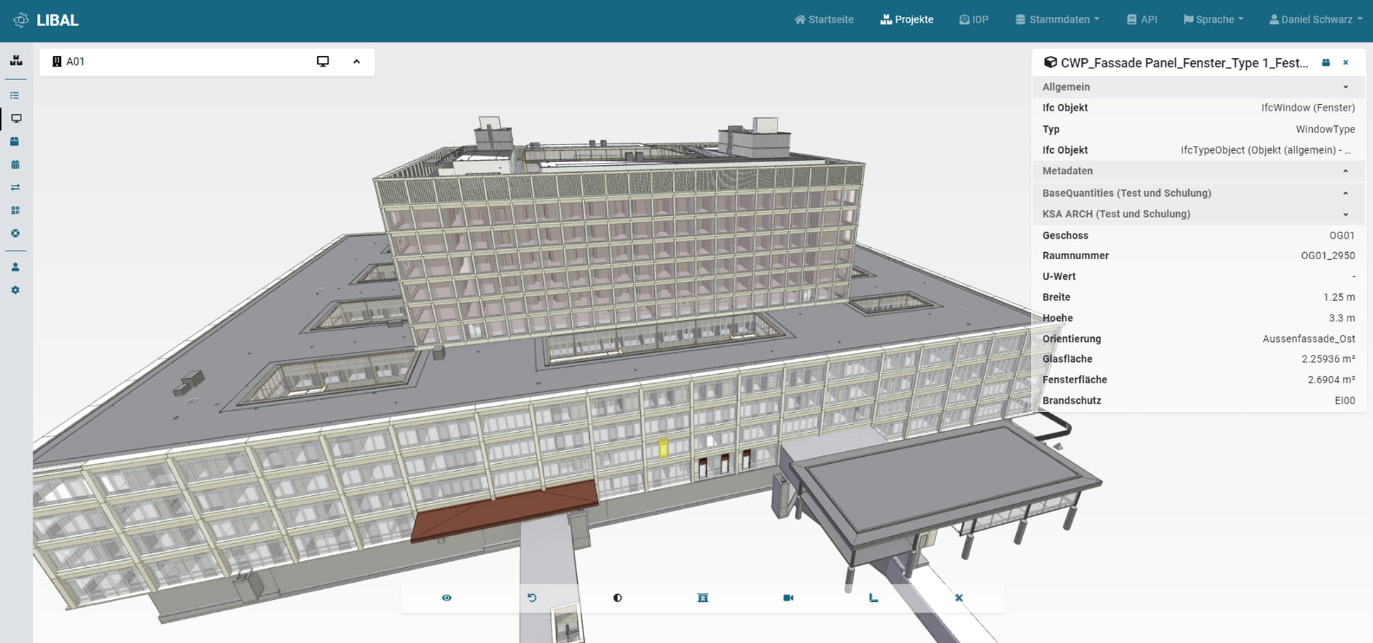 Kantonsspital Aarau &ndash; 3D-Modell im LIBAL digitalen Zwilling